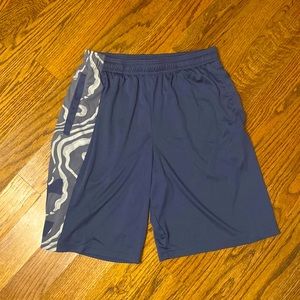 Mens Shorts Medium Under Amour Gray/blue Athletic